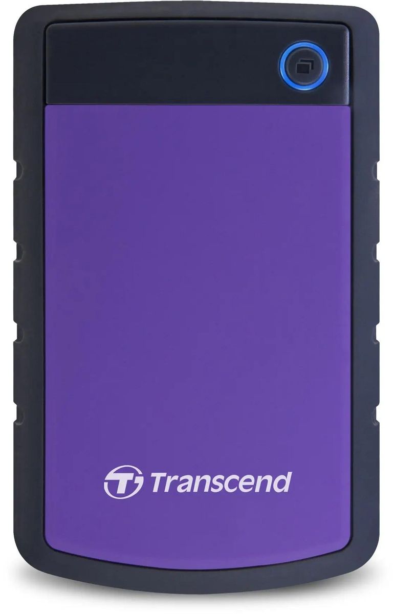 Отзывы на Внешний диск HDD Transcend StoreJet 25H3P TS1TSJ25H3P, 1ТБ,  фиолетовый в интернет-магазине СИТИЛИНК (614899)