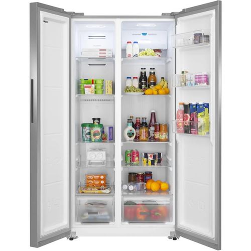 Холодильник двухкамерный MEFERI Comfort MFR91 Side by Side, инверторный, серебристый