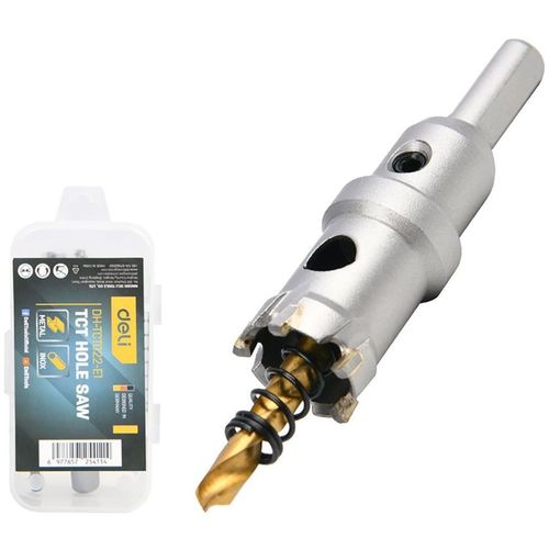 Коронка Deli DH-TCT022-E1, по металлу, шестигранный