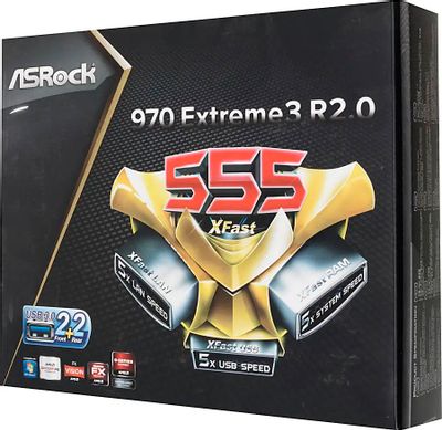ASROCK 970 Extreme3 R2.0 SocketAM3 AMD 970 ATX Ret 778254