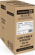Характеристики Кабель EXEGATE FUTP4-C5e-CCA-S24-IN-PVC-GY-100 FTP F/UTP ...