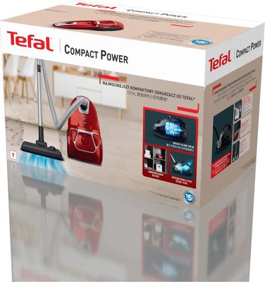 Пылесос Tefal TW3953EA, 750Вт, красный/черный [2211400166] – купить в ...
