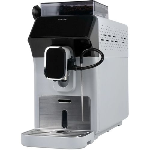 Кофемашина автоматическая CENTEK CT-1191, 15Бар, с автоматическим капучинатором, серый/черный