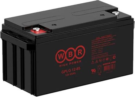 Аккумуляторная батарея WBR GPLG12-65 для ИБП,  12В,  65Ач [gplg12-65 wbr]