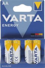 Изображение товара AA Батарейка VARTA Energy LR6 BL4 Alkaline, 4 шт. Изображение товара AA Батарейка VARTA Energy LR6 BL4 Alkaline, 4 шт.