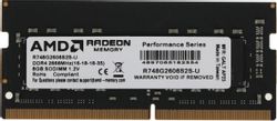 Изображение товара Оперативная память AMD Radeon R7 Performance Series R748G2606S2S-U DDR4 -  1x 8ГБ 2666МГц, для ноутбуков (SO-DIMM),  Ret