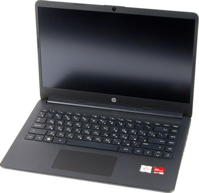 Ноутбук HP 14s-fq0097ur 3C8M7EA, 14", AMD Athlon Silver 3050U 2.3ГГц, 2-ядерный, 4ГБ DDR4, 128ГБ SSD,  AMD Radeon, Windows 10 Home, черный