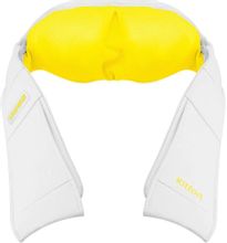 Изображение товара Массажер для шеи KitFort КТ-5958 белый желтый роликовый с подогревом