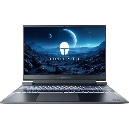 Ноутбук игровой THUNDEROBOT 911 X Wild Hunter G2D, 15.6", IPS, Intel Core i5 12450H 2ГГц, 8-ядерный, 16ГБ DDR4, 512ГБ SSD, NVIDIA GeForce RTX 4050 для ноутбуков - 6 ГБ, TGP 105Вт, FreeDOS, серый [jt009a00kru]