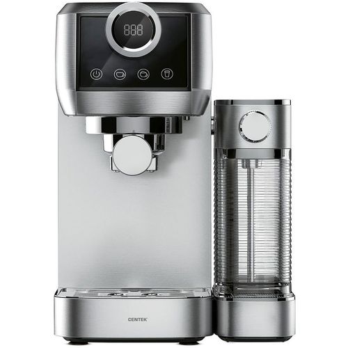 Кофеварка CENTEK CT-1170, рожковая, серебристый