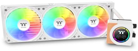 Система водяного охлаждения Thermaltake LB360-S,  LCD, 4-pin,  ARGB,  120мм,  белый,  retail [cl-w500-pl12sw-a]