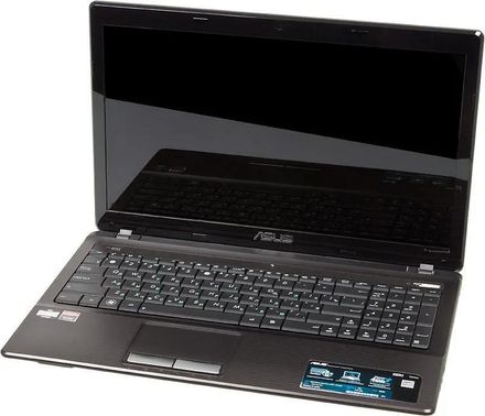 Ноутбук ASUS X53U-SX345D 15.6", AMD Fusion E-450 1.65ГГц, 2-ядерный, 2ГБ DDR3, 500ГБ,  AMD Radeon  HD 6320M, FreeDOS, темно-коричневый [90n58y128w164a6013ac]