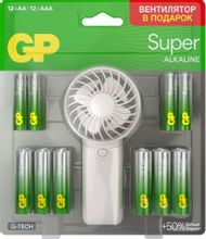 Изображение товара Батарейки GP Super AA/AAA 1.5V 24 шт. щелочные для бытовых устройств
