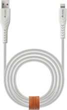 Изображение товара Кабель LYAMBDA LALm10-WH Lightning - USB A 1м MFI в оплетке