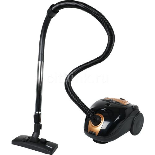 Пылесос CENTEK CT-2511, 2000Вт, черный/золотистый [ct-2511 black]