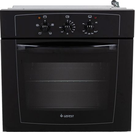Духовой шкаф газовый GEFEST ДГЭ 601-01 А, 52л, черный