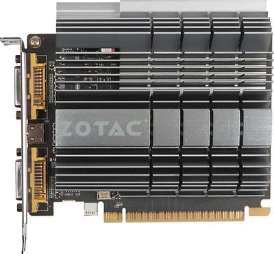 Видеокарта Zotac NVIDIA  GeForce GT 610 1ГБ DDR3, Ret [zt-60603-20l]