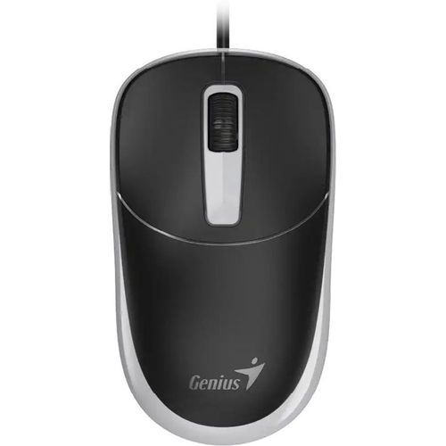 Мышь проводная Genius DX-123, оптическая, USB, 1200dpi, темно-серый [31010033400]