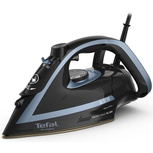 Утюг Tefal Easygliss 2 FV8R67F1, с паровым ударом, 3000Вт, с автоотключением, серый и синий