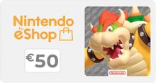 Изображение товара Пополнение Nintendo eShop 50 EUR для региона Европа