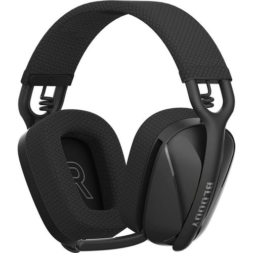 Гарнитура игровая A4TECH Bloody GR285, для компьютера и игровых консолей, мониторные, Bluetooth/радио/3,5 мм, черный