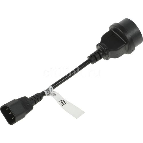Кабель POWERCOM SCUT, IEC-320 C14 to Socket Type-F 250V 10A