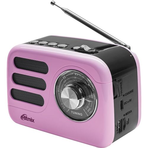 Радиоприемник Ritmix RPR-033, розовый