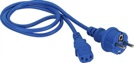 Шнур питания Lanmaster (LAN-PP13/SH-3.0-BL) C13-Schuko проводник.:3x0.75мм2 3м 220В 10А синий