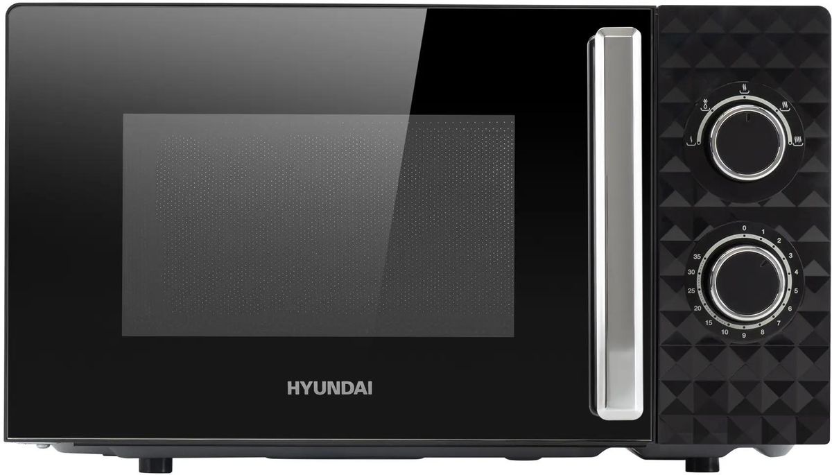 Микроволновая печь Hyundai HYM-M2095 черный, 20 л, 700 Вт, переключатели - поворотный механизм, фото4