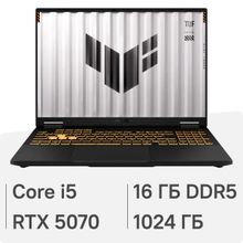 Изображение товара Игровой ноутбук ASUS TUF Gaming F16 FX608JP-RV015 16 IPS RTX 5070 без ОС