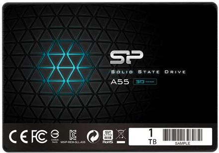 1ТБ SSD накопитель Silicon Power Ace A55 SP001TBSS3A55S25 2.5", SATA III, SATA