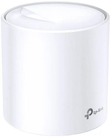 Бесшовный Mesh роутер TP-LINK Deco X20,  Wi-Fi 6,  AX1800,  2.4/5ГГц, 2 WAN/LAN, белый [deco x20(1-pack)]