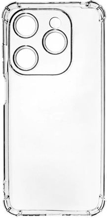 Чехол (клип-кейс) PERO CC02, для Tecno Spark 20C, противоударный, прозрачный [cc02-tsg20c-tr]