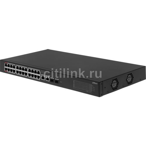 Коммутатор Dahua DH-CS4228-24GT-375, управляемый, 26 RJ-45, 10/100/1000 Мбит/с