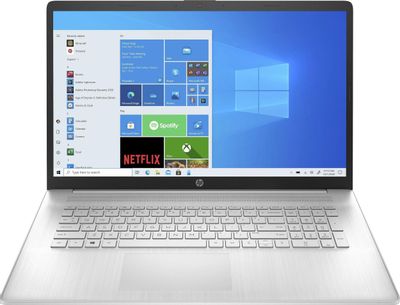 Ноутбук HP 17-cn2153mg 76R00EA, 17.3", IPS, Intel Core i5 1235U 1.3ГГц, 10-ядерный, 8ГБ DDR4, 256ГБ SSD,  Intel Iris Xe graphics, Windows 11 Home, серебристый