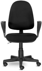 Кресло BRABIX Ergo MG-311, ткань, до 90кг, черный