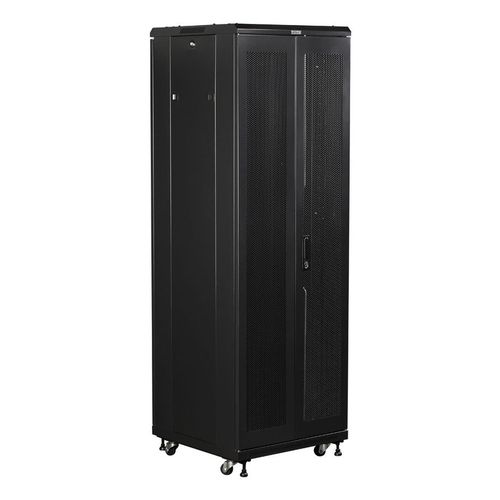 Шкаф коммутационный LanMaster TWT-CBB-18U-6X8-G1 напольный, стеклянная передняя дверь, 18U, 600x800 мм