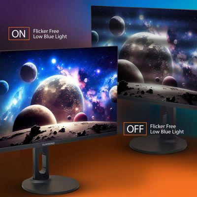 27" Монитор SunWind SUN-M27BA104, 2560x1440, IPS, 75Гц, 2хHDMI, 1хDP ...