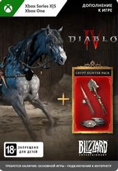 Изображение товара Дополнение к игре Microsoft Diablo IV: Crypt Hunter Pack, для Xbox One/Xbox Series X/S, регион: Весь мир, RUS (интерфейс и субтитры) Изображение товара Дополнение к игре Microsoft Diablo IV: Crypt Hunter Pack, для Xbox One/Xbox Series X/S, регион: Весь мир, RUS (интерфейс и субтитры)