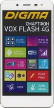 Смартфон Digma Flash 4G VOX, белый – купить в Ситилинк | 389520