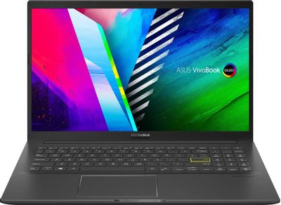 Ноутбук ASUS VivoBook 15 OLED K513EA-L13067 90NB0SG1-M00K70, 15.6", OLED, Intel Core i3 1115G4 3ГГц, 2-ядерный, 8ГБ DDR4, 256ГБ SSD,  Intel UHD Graphics, без операционной системы, черный