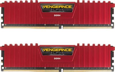 Оперативная память Corsair Vengeance LPX CMK16GX4M2A2133C13R DDR4 -  2x 8ГБ 2133МГц, DIMM,  Ret