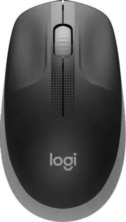 Мышь беспроводная Logitech M190, радио, оптическая, USB, 1000dpi, черный и серый [910-005906]
