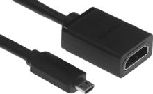 Изображение товара Адаптер HDMI Micro HDMI версия 2.0 0.22м черный UGREEN 20134