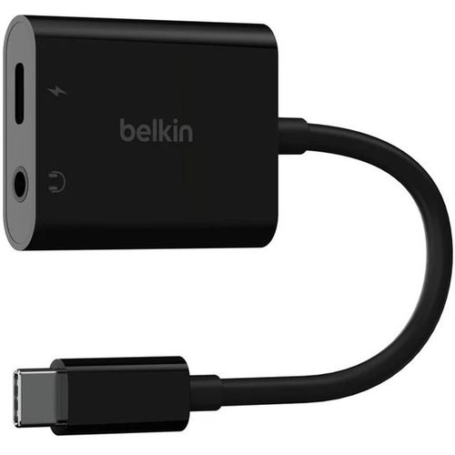Адаптер Belkin NPA004btBK, USB Type-C (m) — USB Type-C (f)/Jack 3.5 (f), черный — цена и наличие Адаптер Belkin NPA004btBK, USB Type-C (m) — USB Type-C (f)/Jack 3.5 (f), черный