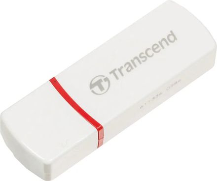 Картридер внешний Transcend TS-RDP6W, белый [ts-card rdr p6w]
