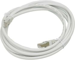 Патч-корд LanMaster вилка RJ-45, вилка RJ-45, кат.6A, LSZH, 2м, серый