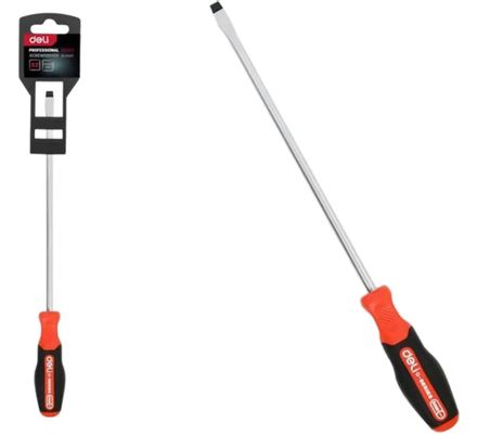 Отвертка Deli DL3452, SL8 длина стержня 250мм