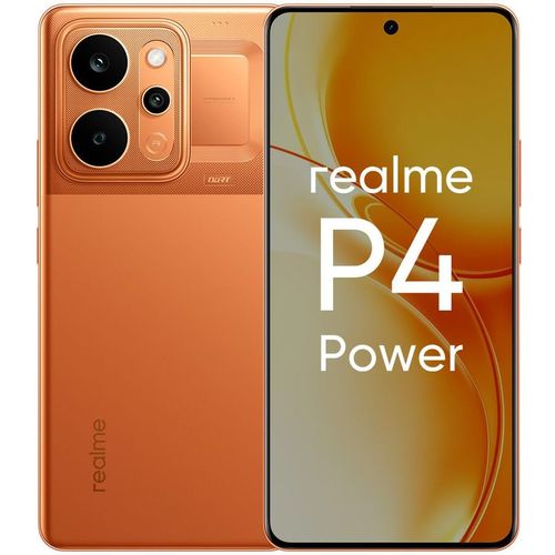 6.8" Смартфон REALME P4 Power 8/256Gb, NFC, AMOLED, 144Гц, 10001мAч, оранжевый