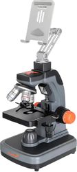 Микроскоп LEVENHUK Kelvin Touch KM3, цифровой, 50-1900x, на 3 объектива, серый/черный
